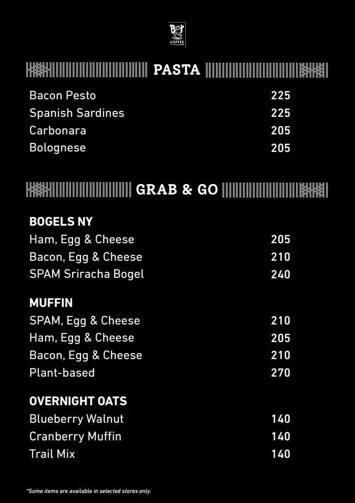 Image of Menu
